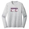 Sublimatable PosiCharge Long Sleeve Electric Heather Tee Thumbnail