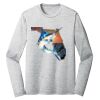Sublimatable PosiCharge Long Sleeve Electric Heather Tee Thumbnail