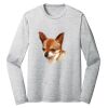 Sublimatable PosiCharge Long Sleeve Electric Heather Tee Thumbnail