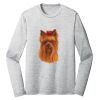 Sublimatable PosiCharge Long Sleeve Electric Heather Tee Thumbnail