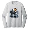 Sublimatable PosiCharge Long Sleeve Electric Heather Tee Thumbnail