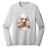 Sublimatable PosiCharge Long Sleeve Electric Heather Tee Thumbnail