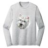 Sublimatable PosiCharge Long Sleeve Electric Heather Tee Thumbnail
