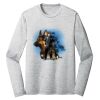 Sublimatable PosiCharge Long Sleeve Electric Heather Tee Thumbnail