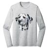 Sublimatable PosiCharge Long Sleeve Electric Heather Tee Thumbnail