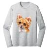 Sublimatable PosiCharge Long Sleeve Electric Heather Tee Thumbnail