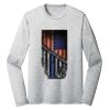 Sublimatable PosiCharge Long Sleeve Electric Heather Tee Thumbnail