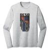 Sublimatable PosiCharge Long Sleeve Electric Heather Tee Thumbnail