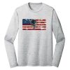 Sublimatable PosiCharge Long Sleeve Electric Heather Tee Thumbnail
