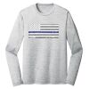 Sublimatable PosiCharge Long Sleeve Electric Heather Tee Thumbnail