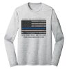 Sublimatable PosiCharge Long Sleeve Electric Heather Tee Thumbnail