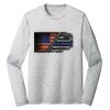 Sublimatable PosiCharge Long Sleeve Electric Heather Tee Thumbnail