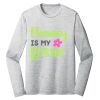 Sublimatable PosiCharge Long Sleeve Electric Heather Tee Thumbnail