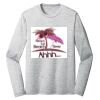 Sublimatable PosiCharge Long Sleeve Electric Heather Tee Thumbnail