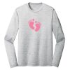 Sublimatable PosiCharge Long Sleeve Electric Heather Tee Thumbnail