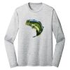 Sublimatable PosiCharge Long Sleeve Electric Heather Tee Thumbnail