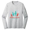 Sublimatable PosiCharge Long Sleeve Electric Heather Tee Thumbnail