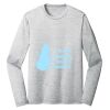 Sublimatable PosiCharge Long Sleeve Electric Heather Tee Thumbnail