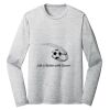 Sublimatable PosiCharge Long Sleeve Electric Heather Tee Thumbnail