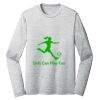 Sublimatable PosiCharge Long Sleeve Electric Heather Tee Thumbnail