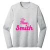 Sublimatable PosiCharge Long Sleeve Electric Heather Tee Thumbnail
