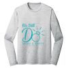 Sublimatable PosiCharge Long Sleeve Electric Heather Tee Thumbnail