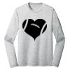 Sublimatable PosiCharge Long Sleeve Electric Heather Tee Thumbnail