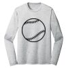 Sublimatable PosiCharge Long Sleeve Electric Heather Tee Thumbnail