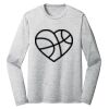 Sublimatable PosiCharge Long Sleeve Electric Heather Tee Thumbnail