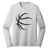 Sublimatable PosiCharge Long Sleeve Electric Heather Tee Thumbnail