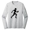 Sublimatable PosiCharge Long Sleeve Electric Heather Tee Thumbnail