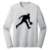 Sublimatable PosiCharge Long Sleeve Electric Heather Tee Thumbnail