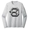 Sublimatable PosiCharge Long Sleeve Electric Heather Tee Thumbnail