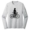Sublimatable PosiCharge Long Sleeve Electric Heather Tee Thumbnail
