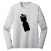 Sublimatable PosiCharge Long Sleeve Electric Heather Tee Thumbnail