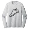 Sublimatable PosiCharge Long Sleeve Electric Heather Tee Thumbnail