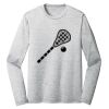 Sublimatable PosiCharge Long Sleeve Electric Heather Tee Thumbnail