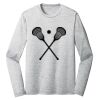 Sublimatable PosiCharge Long Sleeve Electric Heather Tee Thumbnail