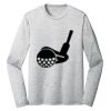 Sublimatable PosiCharge Long Sleeve Electric Heather Tee Thumbnail