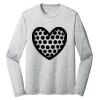 Sublimatable PosiCharge Long Sleeve Electric Heather Tee Thumbnail