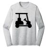 Sublimatable PosiCharge Long Sleeve Electric Heather Tee Thumbnail
