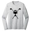 Sublimatable PosiCharge Long Sleeve Electric Heather Tee Thumbnail