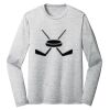 Sublimatable PosiCharge Long Sleeve Electric Heather Tee Thumbnail
