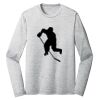 Sublimatable PosiCharge Long Sleeve Electric Heather Tee Thumbnail