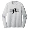 Sublimatable PosiCharge Long Sleeve Electric Heather Tee Thumbnail
