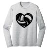 Sublimatable PosiCharge Long Sleeve Electric Heather Tee Thumbnail