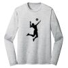 Sublimatable PosiCharge Long Sleeve Electric Heather Tee Thumbnail