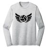 Sublimatable PosiCharge Long Sleeve Electric Heather Tee Thumbnail