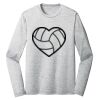 Sublimatable PosiCharge Long Sleeve Electric Heather Tee Thumbnail