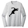 Sublimatable PosiCharge Long Sleeve Electric Heather Tee Thumbnail